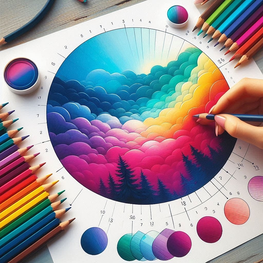 colour blendin