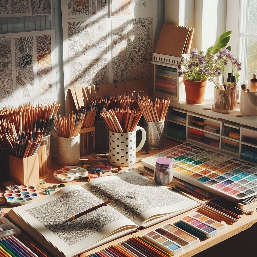 colouring workspace