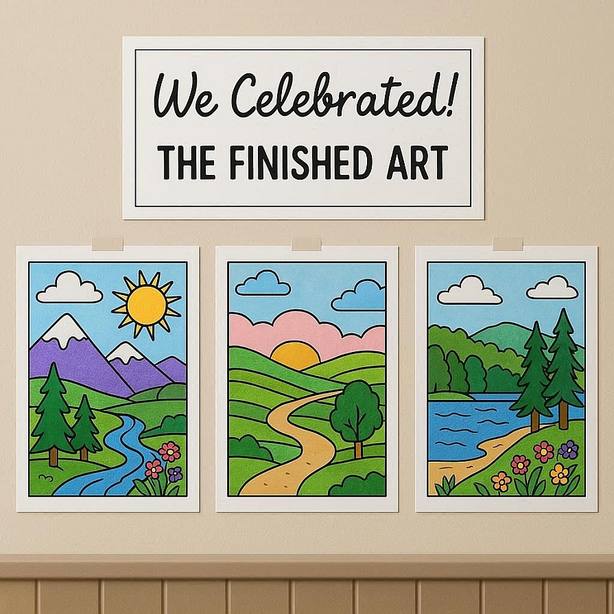 finished art