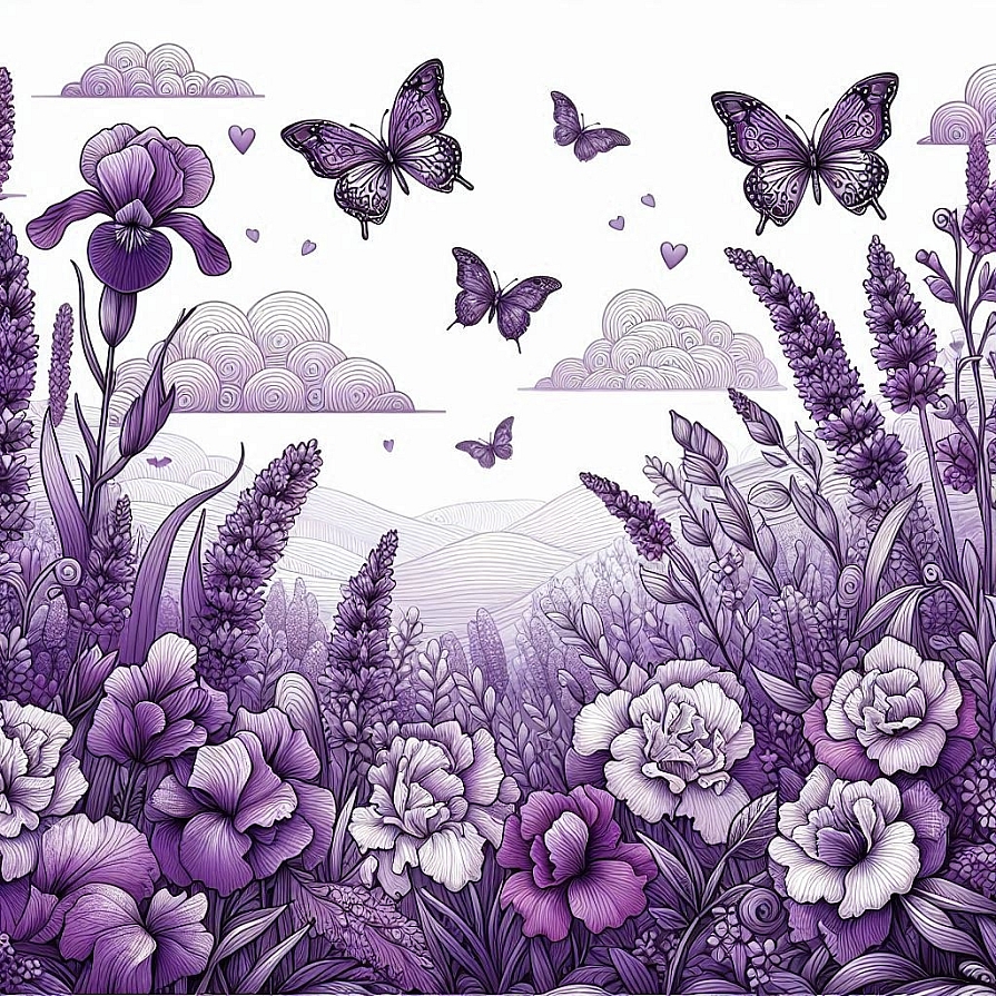 purple