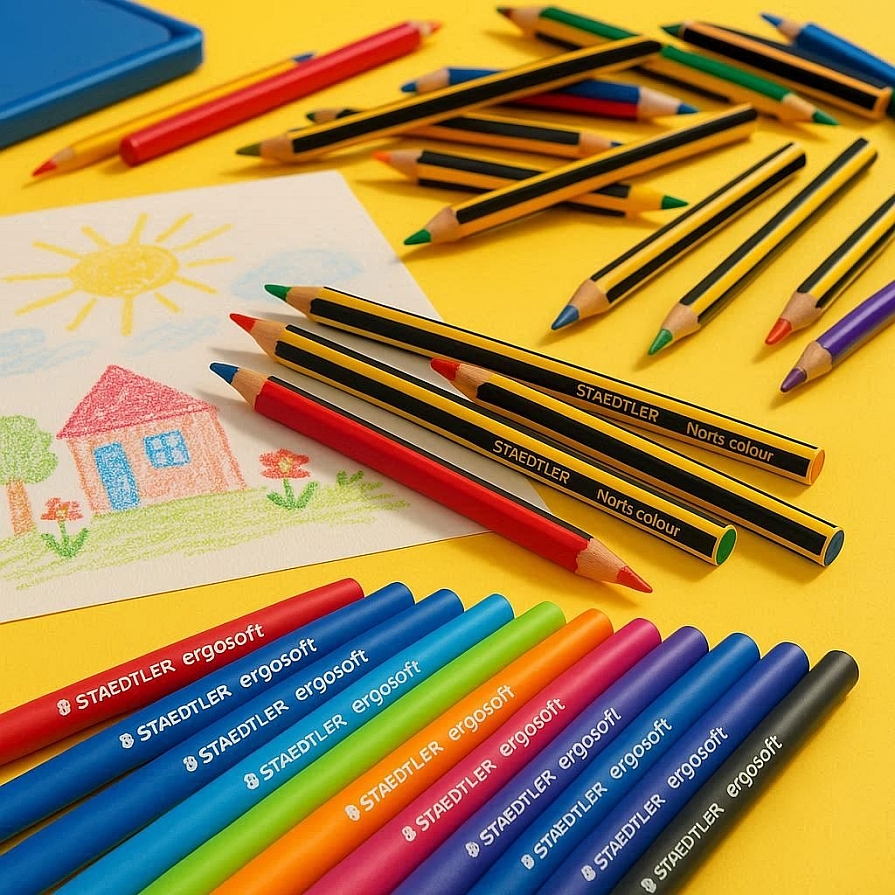staedtler ergosoft and noris colour pencils