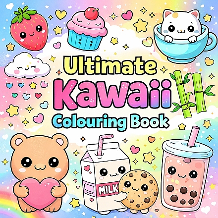 Ultimate Kawaii Colouring Book
